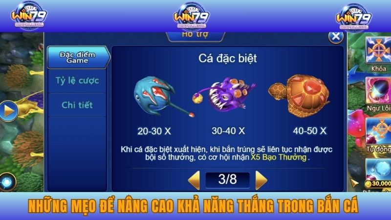 Hãy tận dụng thời cơ bắn những con cá theo đàn