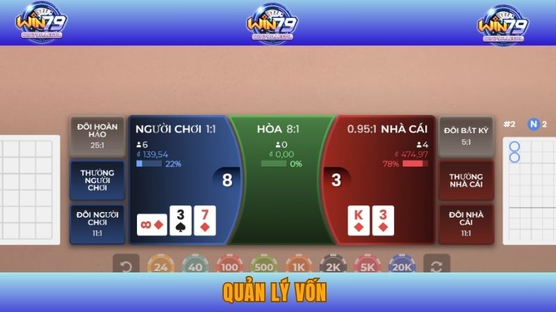 Quản lý vốn chính là chiến thuật hướng dẫn cách chơi baccarat đầu tiên và rất cần thiết