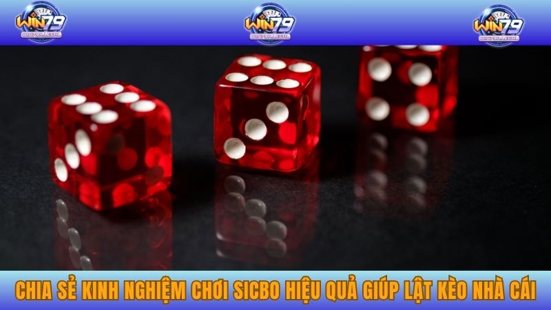 Chia sẻ kinh nghiệm chơi Sicbo hiệu quả giúp lật kèo nhà cái