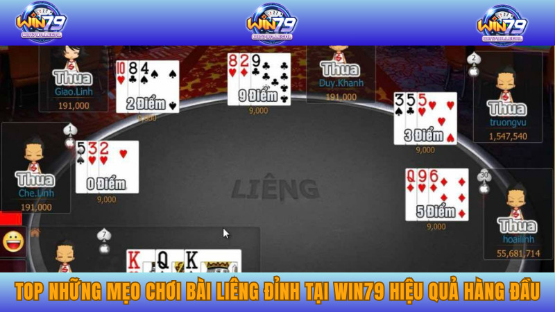 Top những mẹo chơi bài liêng đỉnh tại WIN79 hiệu quả hàng đầu